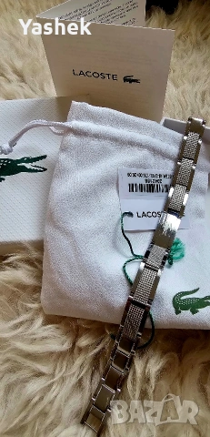 Продавам изключително красива гривна на марката LACOSTE, снимка 10 - Гривни - 53290448