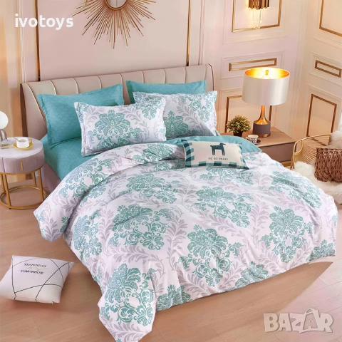 Двулицево спално бельо, 6 части - Модел S16878, снимка 1