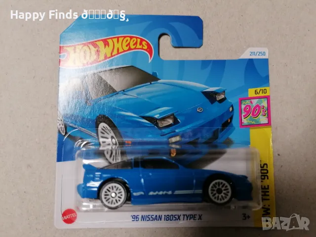 💕🧸  Hot Wheels `96 Nissan 180SX Type X HW The `90S, снимка 2 - Колекции - 48163127