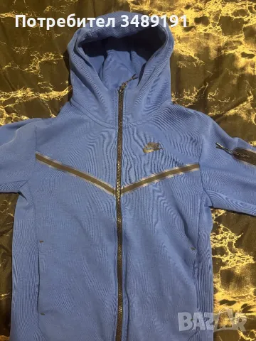 Tech fleece blue Xs, снимка 2 - Суичъри - 48177352