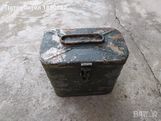 Военна метална кутия , снимка 5 - Антикварни и старинни предмети - 52433128