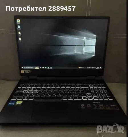 Acer Nitro 5, RTX 4050, 32GB RAM, 1TB SSD, снимка 1 - Лаптопи за игри - 47339994