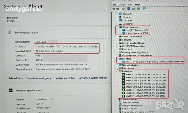 Lenovo ThinkPad P50 P51 P70 P71 keyboard backlit клавиатура с подсветка, снимка 6 - Части за лаптопи - 53797801