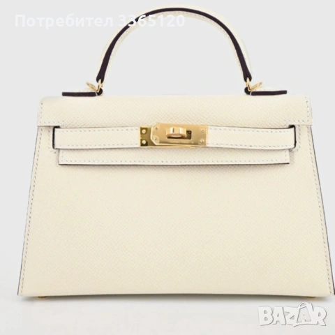 Две чанти Hermes-бяла и черна , продават се отделно, снимка 7 - Чанти - 54173035