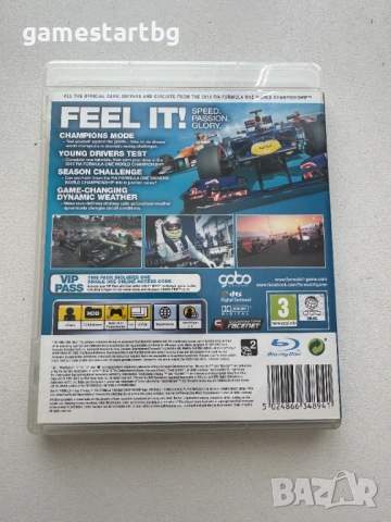   F1 2012 за Playstation 3(PS3), снимка 2 - Игри за PlayStation - 54114195