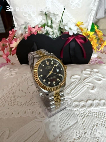Rolex Мъжки Часовник Със Самонавиващ Механизъм - Налични Различни Цветове Код AT-14, снимка 10 - Мъжки - 53310859