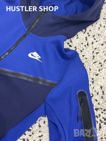 Мъжко горнище NIKE TECH FLEECE. Размер XS, снимка 5 - Спортни дрехи, екипи - 52998331