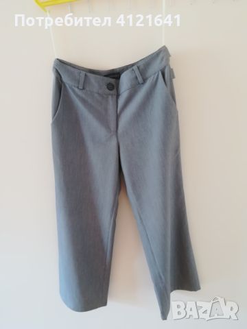 Дамски панталон беж, талия 80, размер М, снимка 1 - Панталони - 46407503
