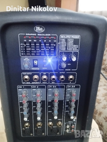 Мини Пауър миксер VOLT 2x 80w sin, снимка 4 - Ресийвъри, усилватели, смесителни пултове - 52187012