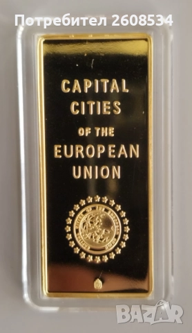 КЮЛЧЕ ОТ СЕРИЯТА: „СТОЛИЦИТЕ НА  ДЪРЖАВИТЕ ОТ ЕС“ /виж описанието/, снимка 2 - Нумизматика и бонистика - 52947094
