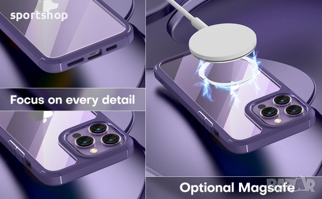 Iphone 14 Pro Max Full protection Case 5в1, снимка 6 - Калъфи, кейсове - 53711116