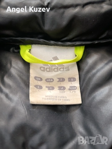 Оригинално пухено яке Adidas (Размер L) – КАТО НОВО!, снимка 5 - Якета - 53565204