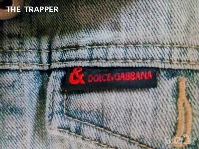 Dolce Gabbanna, Долче Габана, дънково яке, яке , снимка 5 - Якета - 49721671