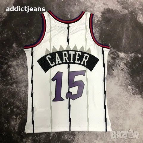 Мъжки потник Mitchell & Ness Vince Carter Toronto Raptors seasons 1998/99 размер XXL, снимка 4 - Спортни дрехи, екипи - 49148355