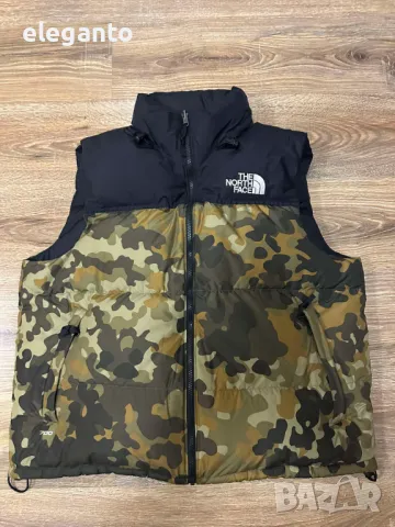 The North Face 1996 Retro Nuptse Camo 700fill мъжка пухена грейка елече XL размер, снимка 1 - Якета - 49013972