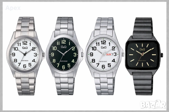 Дамски Часовници QQ с Метална Верижка или Кожена Каишка.Дамски Часовник Q&Q Японски механизъм MIYOTA, снимка 9 - Дамски - 54175516