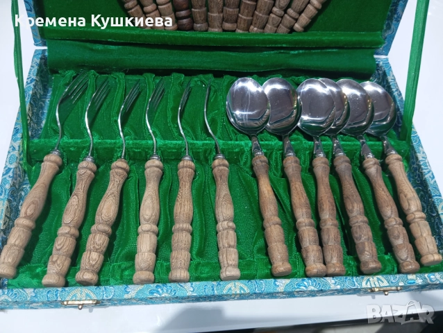 К-т прибори за хранене винтидж стари , снимка 3 - Прибори за хранене, готвене и сервиране - 52446725