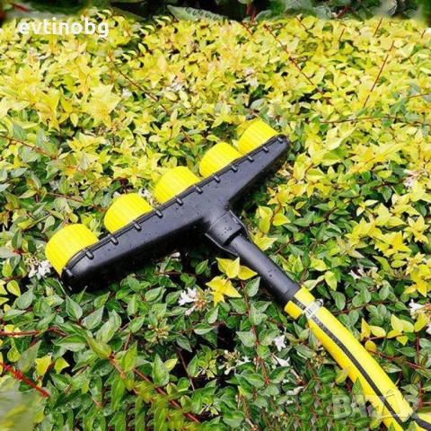 Разпръсквач за маркуч с 5 дюзи – равномерно поливане и универсално почистване, снимка 5 - Градинска техника - 53823215