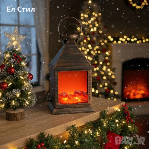 LED Камина-фенер с ефект на тлеещи въглени, снимка 4 - Декорация за дома - 53585378