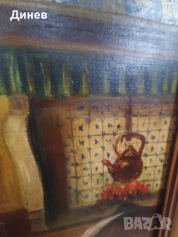 стара маслена картина, снимка 7 - Картини - 52146946