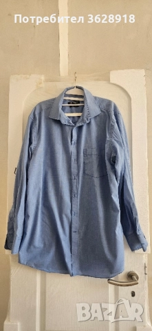 Мъжка риза р-р 44 - ХЛ, снимка 4 - Тениски - 51440989