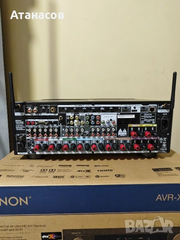Denon AVR X 4200 W ресийвър усилвател за домашно кино с дистанционно и микрофон за калибриране , снимка 13 - Ресийвъри, усилватели, смесителни пултове - 52484642