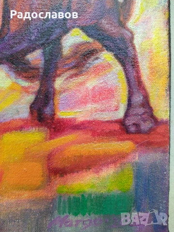 ''Бик- решителност, стабилност, сила'' / картина, оригинал /, снимка 6 - Картини - 53749788