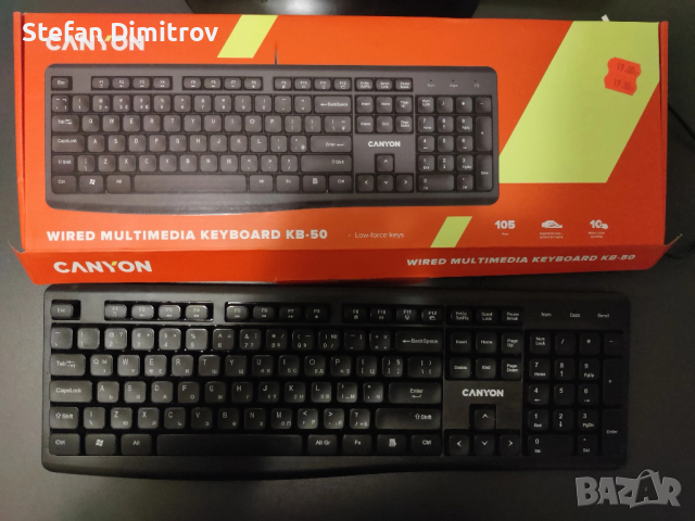 Canyon KB-50 – Стилна и надеждна клавиатура на супер цена)