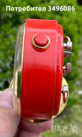 Стар съветски механичен будилник СЛАВА 11 камъка, снимка 11 - Колекции - 54058898