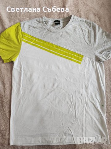 Оригинална тениска boss размер L , снимка 1 - Тениски - 45536355