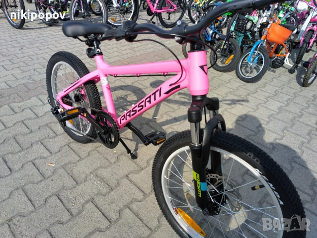 PASSATI Алуминиев велосипед 20" ALUMINIUM розов, снимка 4 - Велосипеди - 53838795