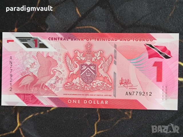 Банкнота - Тринидад и Тобаго - 1 долар UNC | 2020г