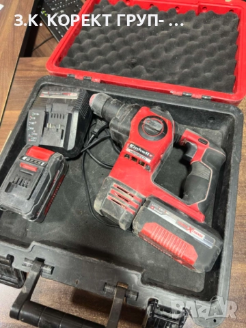 Акумулаторен перфоратор Einhell HEROCCO-Solo Power X-Change, снимка 2 - Други инструменти - 52642079