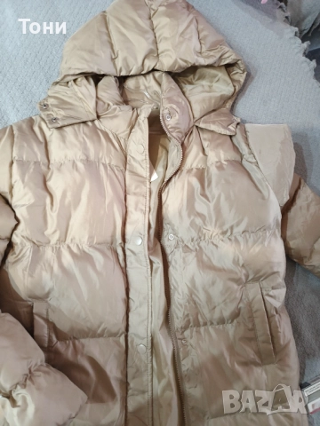 Дълго шушляково яке, снимка 3 - Якета - 52763760