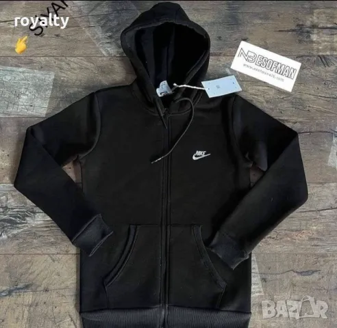 Ватиран Памучен суичър Nike, снимка 2 - Спортни екипи - 49091536