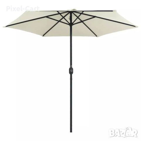 Градински чадър - Пясъчнобяло, снимка 5 - Други - 46459551