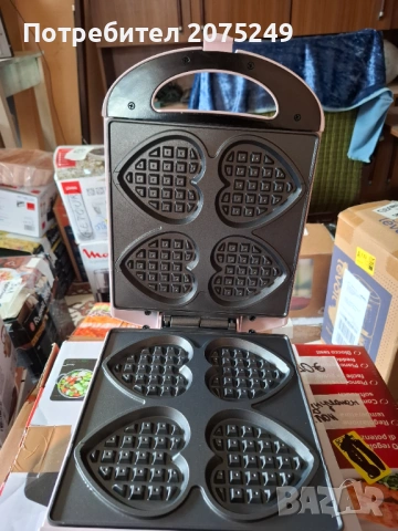 Гофретник Bestron Sweet Dreams, снимка 2 - Гофретници - 54158297