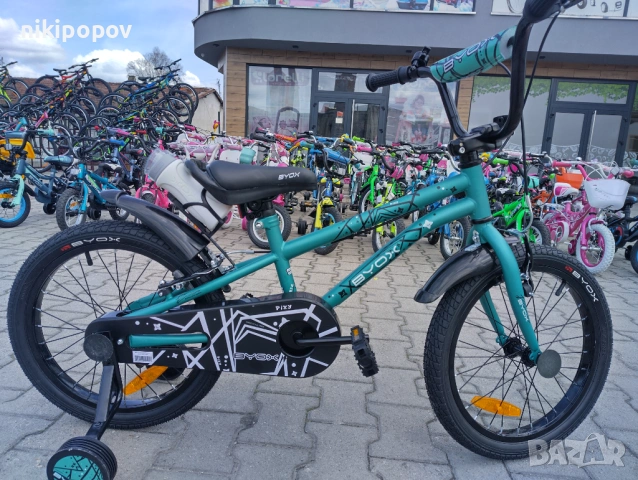 BYOX Велосипед 18" PIXY зелен, снимка 12 - Велосипеди - 53559050