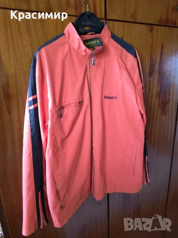 Лятно късо яке Timberland, цвят корал