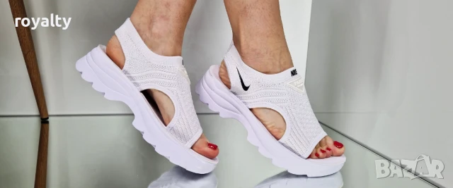 Nike бели дамски сандали , снимка 14 - Сандали - 51224948