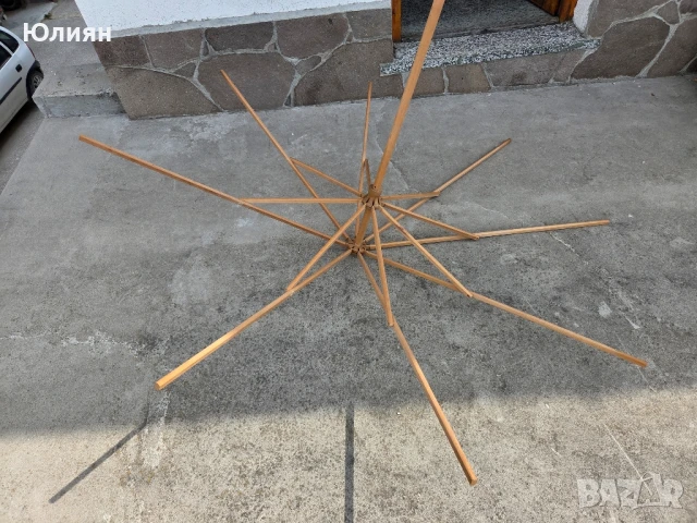 Чадър ,градински., снимка 4 - Градински мебели, декорация  - 50530063