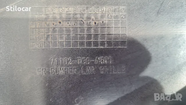 Спойлер предна броня Honda Civic 2018г хечбек, снимка 5 - Части - 50207177