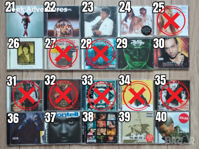 Pop и R&B Music Albums CDs Оригинални Поп РнБ Музикални Дискове, снимка 3 - CD дискове - 48890350