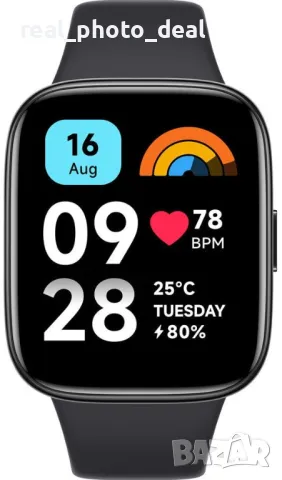 Смарт часовник Xiaomi Redmi Watch 3 Active, 1.83'', черен - чисто нов, снимка 1 - Смарт часовници - 49008117