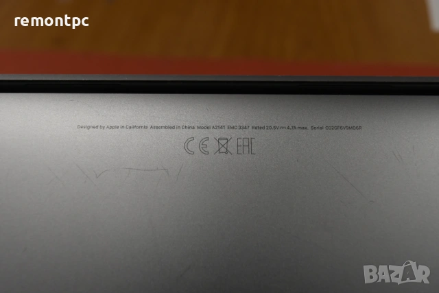 Apple MacBook Pro 2019 A2141 I9 8 core 1 TB NVME 32 GB DDR4 Radeon, снимка 10 - Лаптопи за игри - 53858688