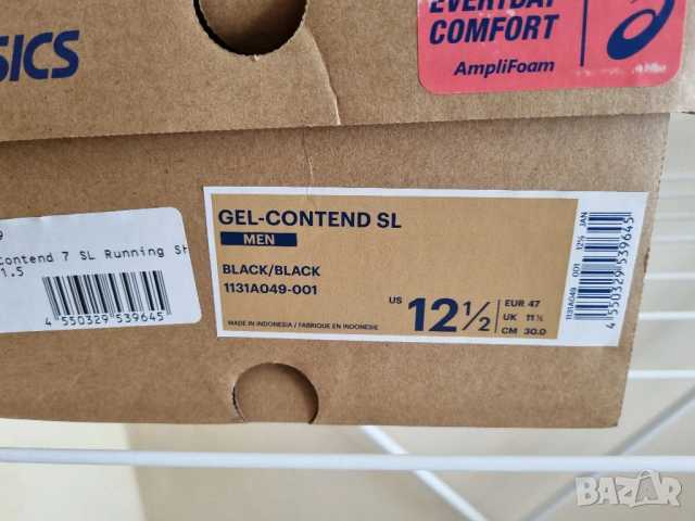 Asisc Gel-Contend SL, номер 47, снимка 12 - Маратонки - 53847272