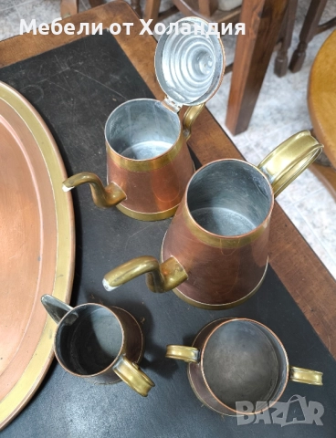 меден сет, снимка 6 - Антикварни и старинни предмети - 52466490