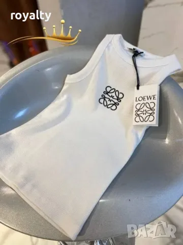 Loewe дамски бели потници/топ, снимка 3 - Потници - 50005187