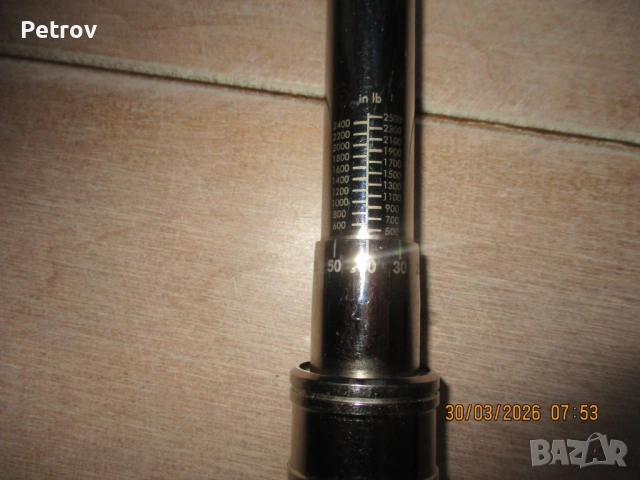 Snap-on - QD3R2500 - MADE IN USA - 1/2" PROFI Динамометричен Ключ 500 - 2500 in.lb !! от Германия !!, снимка 4 - Гедорета - 54129542