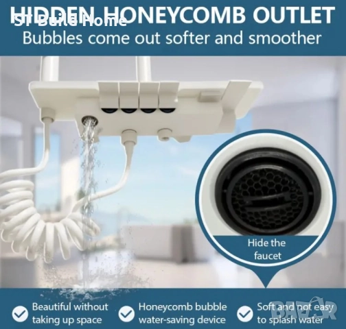 Чисто Бял Дигитален Душ Комплект с LED Дисплей –, снимка 3 - Душове - 51487206